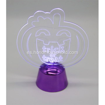 Luz de espejo LED de Halloween Head de calabaza